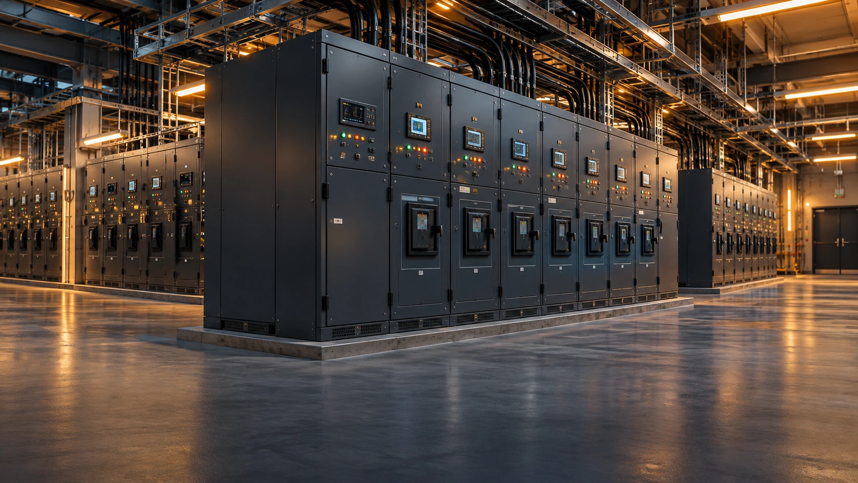 Elektrik dağıtım panoları ve düzenli güç altyapısı